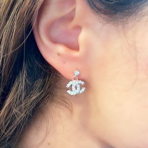 Chanel drop earrings